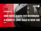 Bretagne: des milliers d'auto-tests covid-19 distribués gratuitement dans les gares bretonnes
