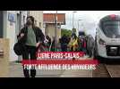 Ligne Paris-Calais : forte affluence des voyageurs pour l'ascension