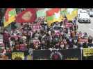 Journée mondiale de soutien à la Birmanie : défilé à Taipei