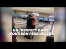 Pour un hommage à son père, il réalise un score parfait au bowling avec ses cendres dans la boule