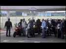Brésil: Bolsonaro mène un défilé de motos en pleine pandémie