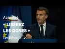 Emmanuel Macron demande aux Etats-Unis de « mettre fin » à l'interdiction d'exporter des vaccins