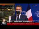 Climat : le réferendum abandonné ? La réaction d'Emmanuel Macron