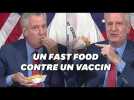 Le maire de New York brandit frites et burger pour pousser à la vaccination
