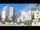 L'immeuble d'AP et Al-Jazeera à Gaza pulvérisé par une frappe israélienne