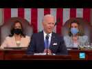 100 jours de Joe Biden : le président américain vante un pays 