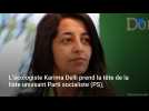 Elections régionales: Karima Delli, candidate de l'union de la gauche et des écologistes dans les Hauts-de-France