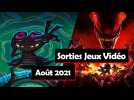 Jeux vidéo : les sorties du mois d'août