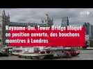 VIDÉO. Royaume-Uni : le célèbre Tower Bridge est resté bloqué en position ouverte