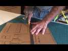 Tutoriel comment faire une tirelire en carton