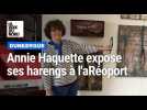 Dunkerque : la plasticienne Annie Haquette expose ses harengs à l'aRéoport