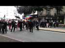 Manif anti-pass sanitaire à Angers : les gendarmes mobiles repoussent les manifestants