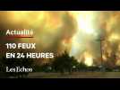 Les feux désormais aux portes d'Athènes