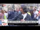 CNEWS : un manifestant anti-pass sanitaire recadré par une reporter