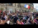 Sit-in des manifestants anti-pass rue de Vesle, à Reims