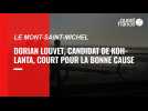 Le Mont-Saint-Michel. Dorian Louvet, candidat de Koh-Lanta, court pour la bonne cause