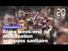 Pass sanitaire: Nouvelle journée de mobilisation sur l'ensemble de la France