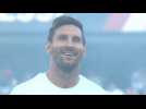 Messi et les recrues parisiennes ovationnées par le Parc des Princes