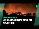 Les images de l'incendie dans le Var, le plus gros en France cet été