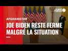 VIDÉO. Afghanistan : Joe Biden reste ferme malgré la situation