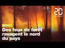 Maroc: Des feux de forêts ravagent le nord du pays