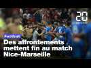 OGC Nice - OM: Le match interrompu après des affrontements sur le terrain