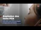 Explosion des tests PCR 800.000 tests PCR pratiqués chaque jour en France