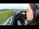 Zara Rutherford dans son cockpit (2)