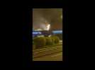 Oye-Plage: une citerne de gaz prend feu à l'arrière d'une boucherie