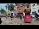 Le Quesnoy: fête du Bimberlot, la promenade des géants