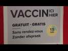 Bruxelles : lancement de la vaccination dans des magasins