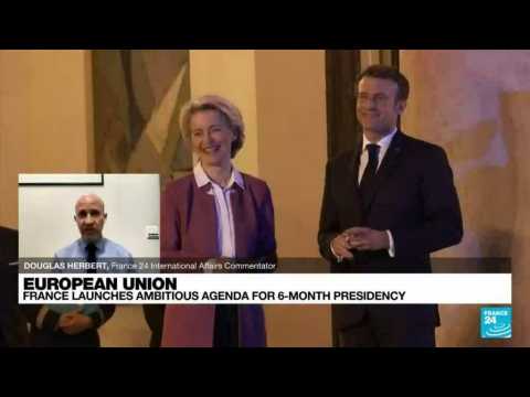 France launches ambitious agenda for 6-month EU presidency