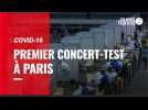 VIDÉO. Covid- 19 : Bercy accueille son premier concert test