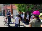 A Lens, la police apprend les règles de bonne conduite aux jeunes cyclistes
