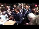 Journée d'Emmanuel Macron à Martel