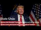 Etats-Unis: Retour de Donald Trump sur le devant de la scène, après avoir été banni de Facebook et Twitter