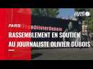VIDÉO. Paris : rassemblement en soutien au journaliste Olivier Dubois, otage au Mali