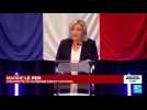 REPLAY - Elections régionales en France : discours de Marine Le Pen, présidente du RN