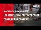 Elections départementales: résultats 1er tour du canton de Condé-sur-Vire commune par commune