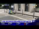 Lyon : des espaces pour garer les trottinettes