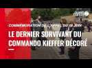 VIDÉO. Commémoration de l'appel du 18 juin : Macron a décoré Léon Gautier, le dernier survivant du commando Kieffer