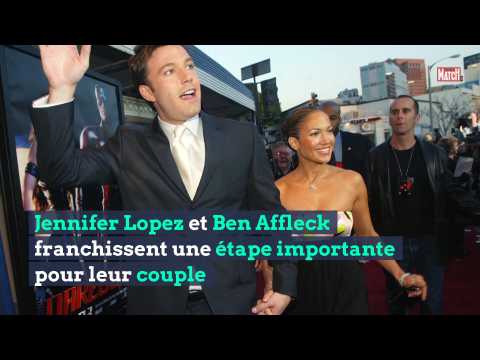 VIDEO : Jennifer Lopez et Ben Affleck franchissent une étape importante pour leur couple