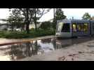 A Reims, le tram glisse sur l'eau