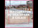 Inauguration du skatepark sur le front de mer de Calais