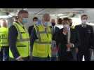 Bruxelles : le Roi Philippe à la rencontre du personnel aéroportuaire
