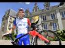 Tour de France 2021, contre-la-montre entre Changé et Laval Espace Mayenne. Reconnaissance du parcours avec Clément Davy