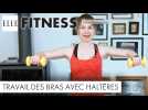 Exercices avec haltères pour des bras musclés ELLE Fitness