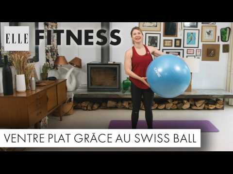 VIDEO : Un ventre plat grce au Swiss ball?ELLE Fitness