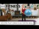 Un ventre plat grâce au Swiss ballELLE Fitness