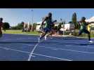 Meeting d'athlétisme de Troyes : Finale du 100m hommes avec record de Gambie à la clé en 10 secondes 16